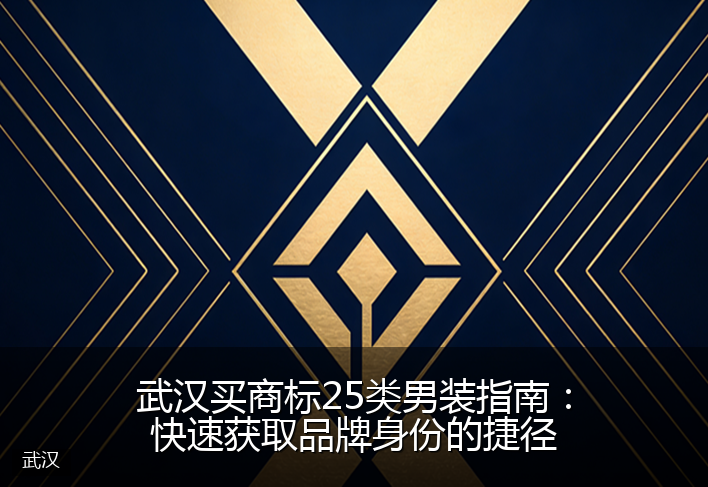 武汉买商标25类男装指南:快速获取品牌身份的捷径